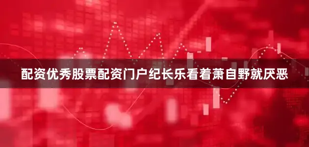 配资优秀股票配资门户纪长乐看着萧自野就厌恶